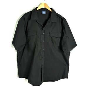Propper Lightweight Short Sleeve Tactical Shirt Mens Size 2XL‎ Black Zipper